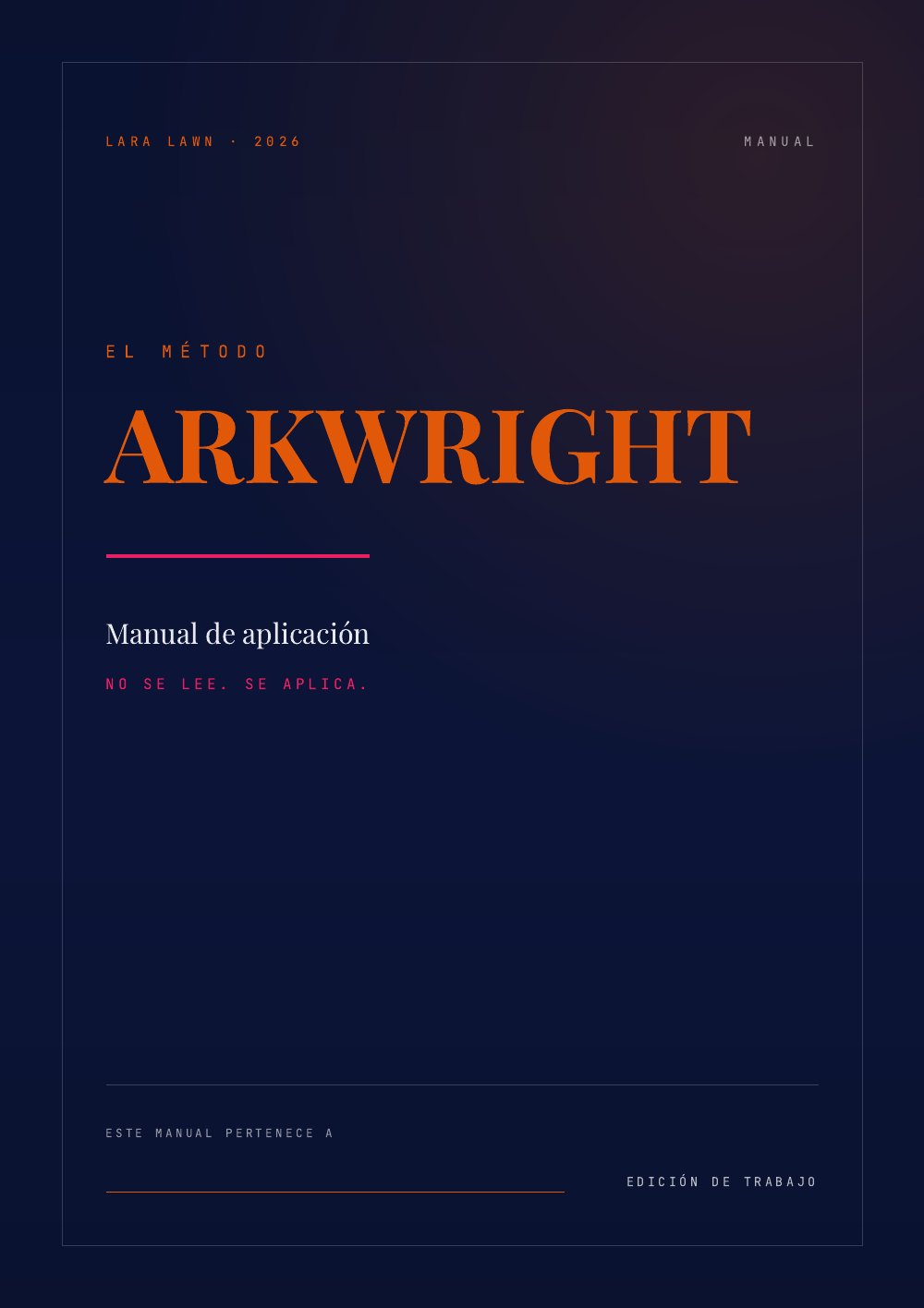 Workbook 2 · El método Arkwright